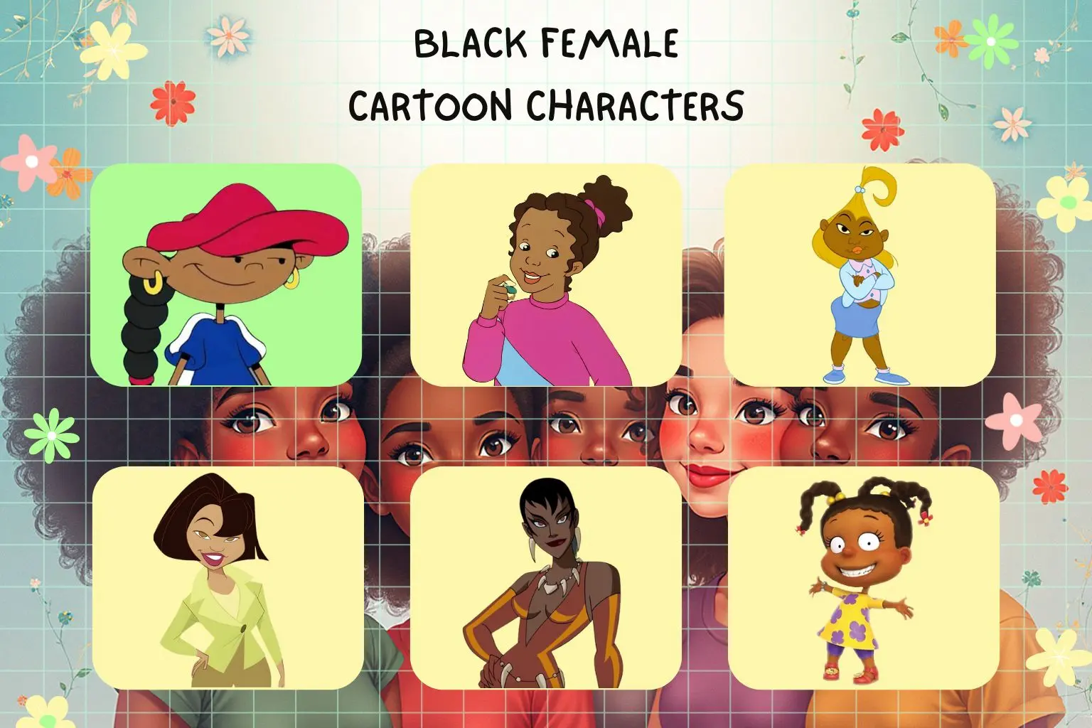70+ Black Female Cartoon Characters & Their Fun Facts