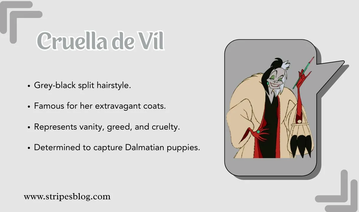 cruella de vil facts