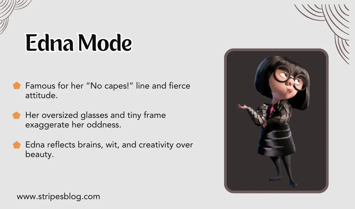 edna mode facts