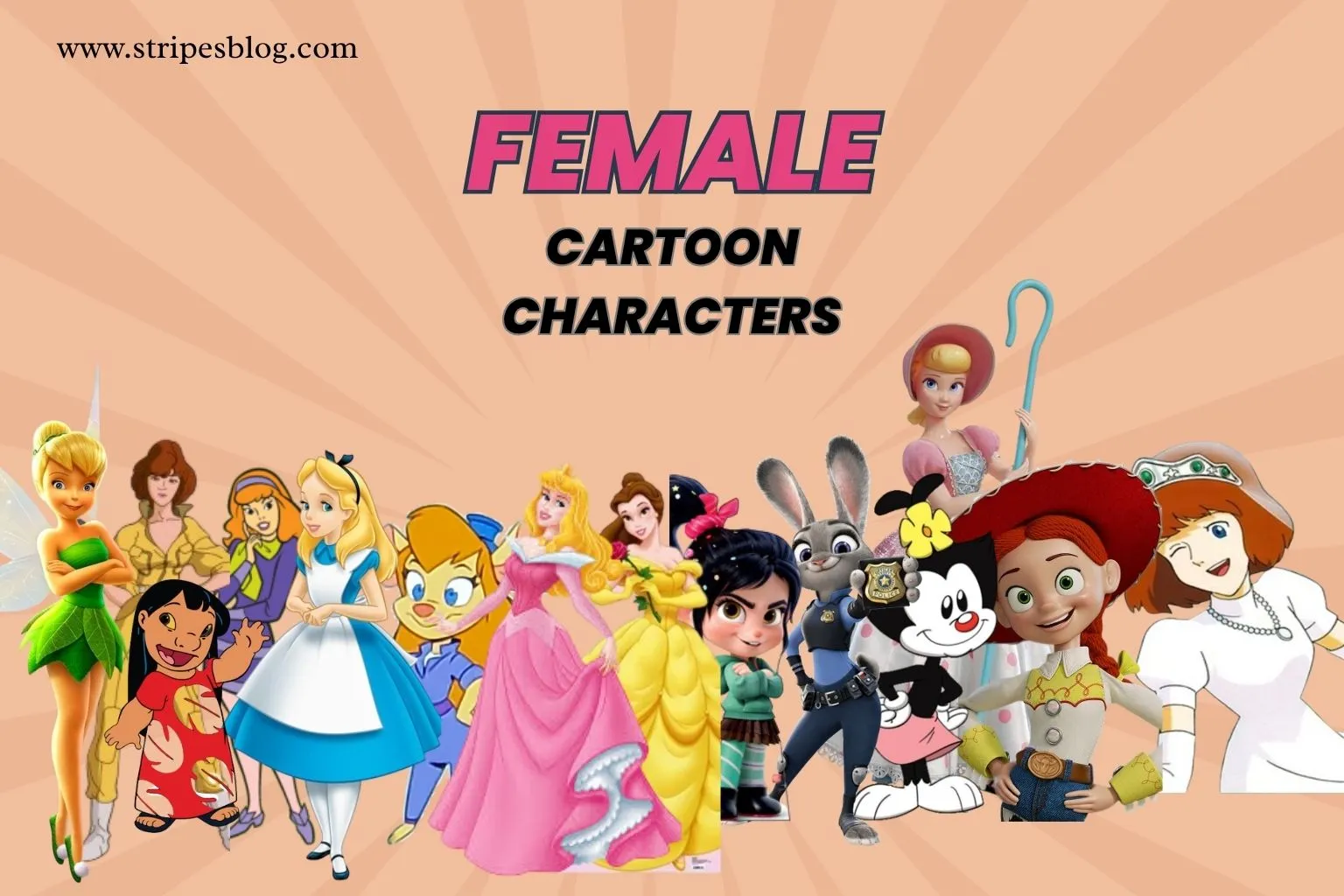 100+ Female Cartoon Characters & Their Fun Facts
