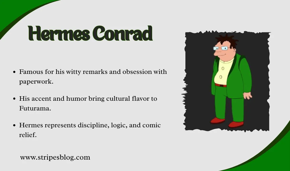 hermes conrad facts