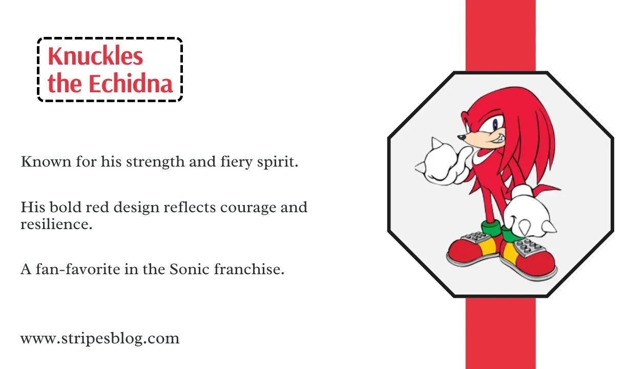 knuckles the echidna facts