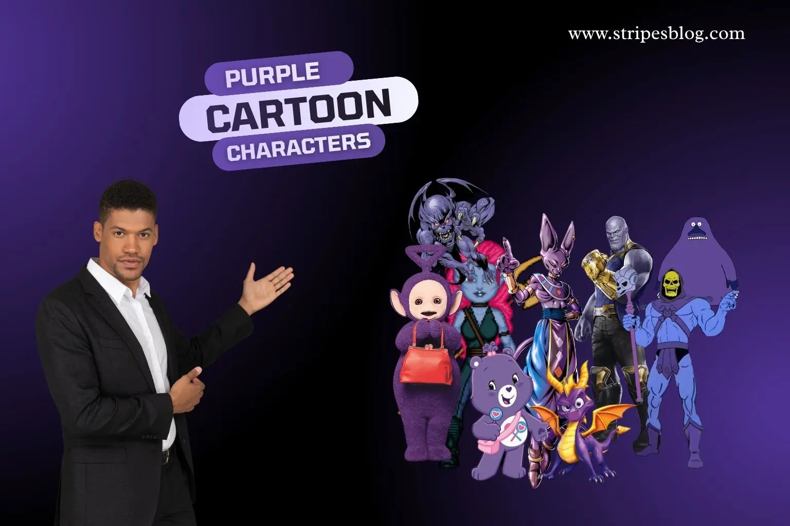 50+ Purple Cartoon Characters & Their Fun Facts