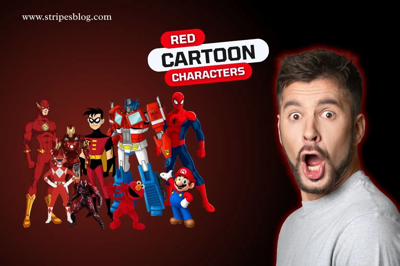 50+ Red Cartoon Characters & Their Fun Facts