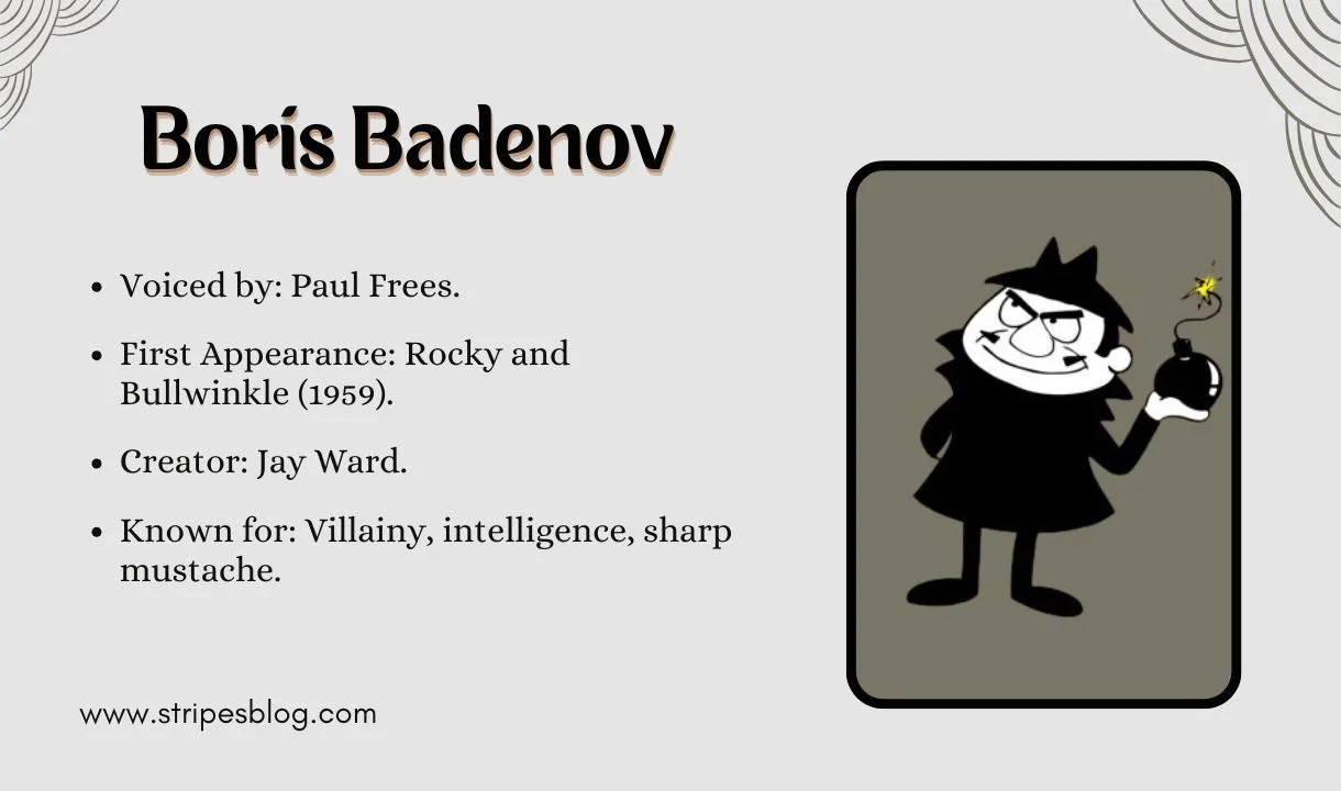 boris badenov facts