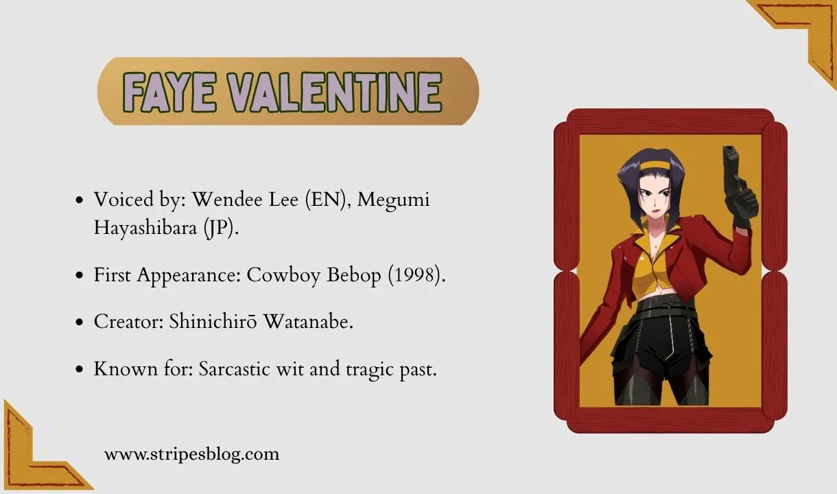 faye valentine facts
