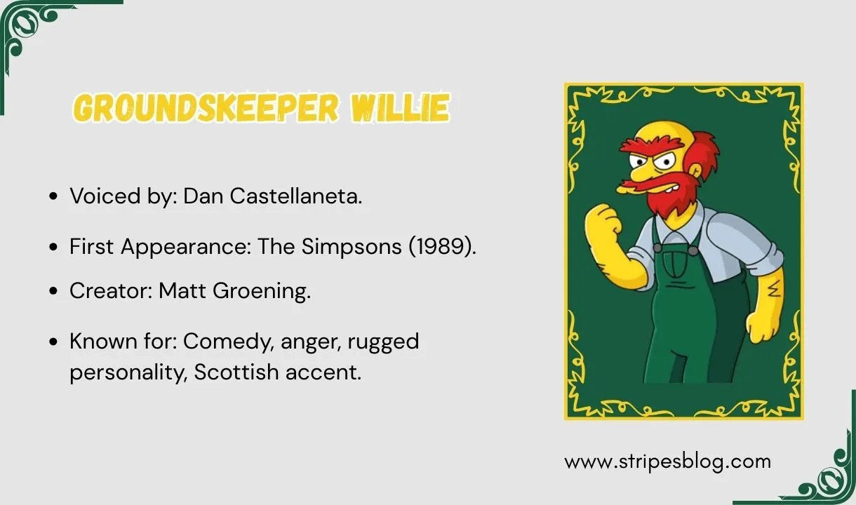groundskeeper willie facts