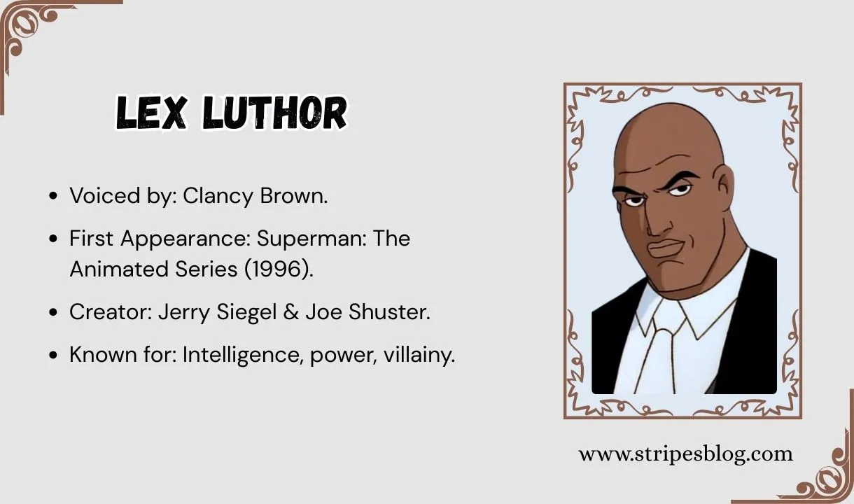 lex luthor facts