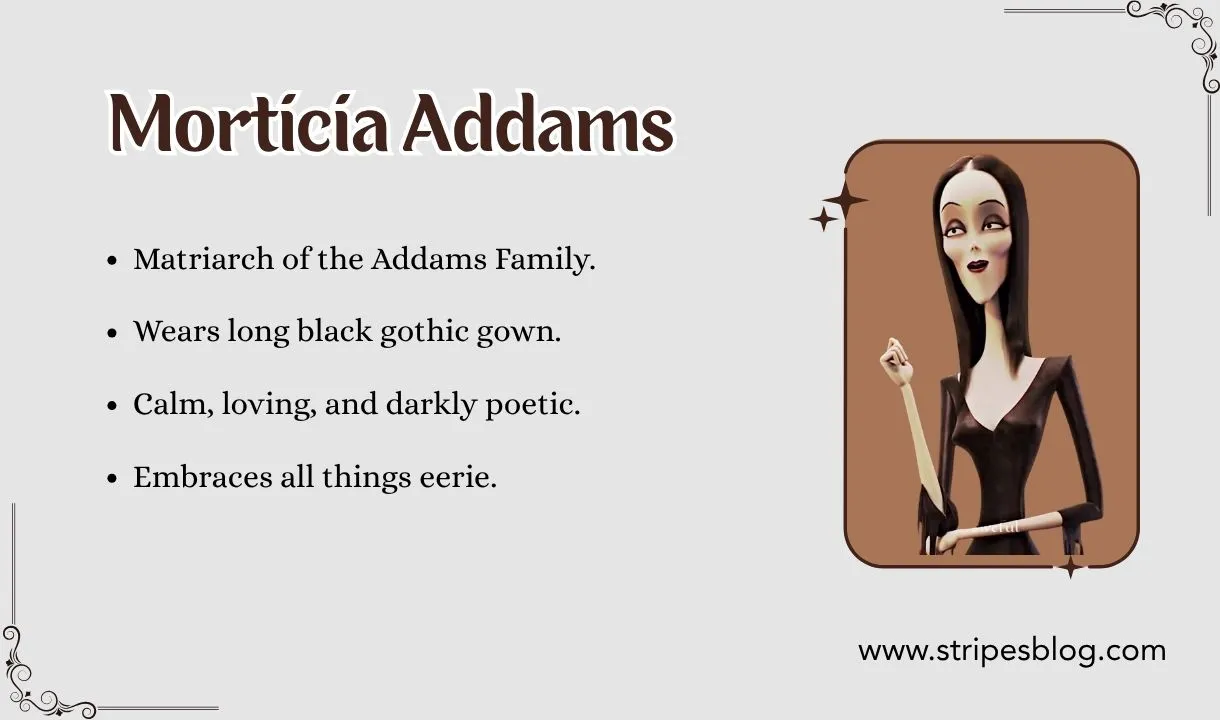 Morticia Addams facts