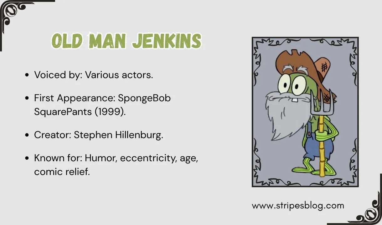 old man jenkins facts