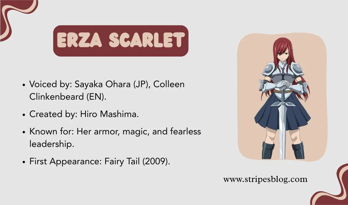 erza scarlet facts