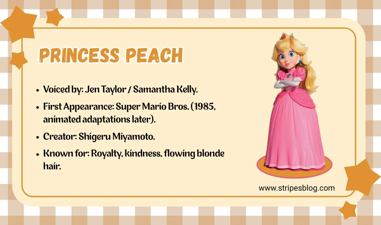 princess peach facts