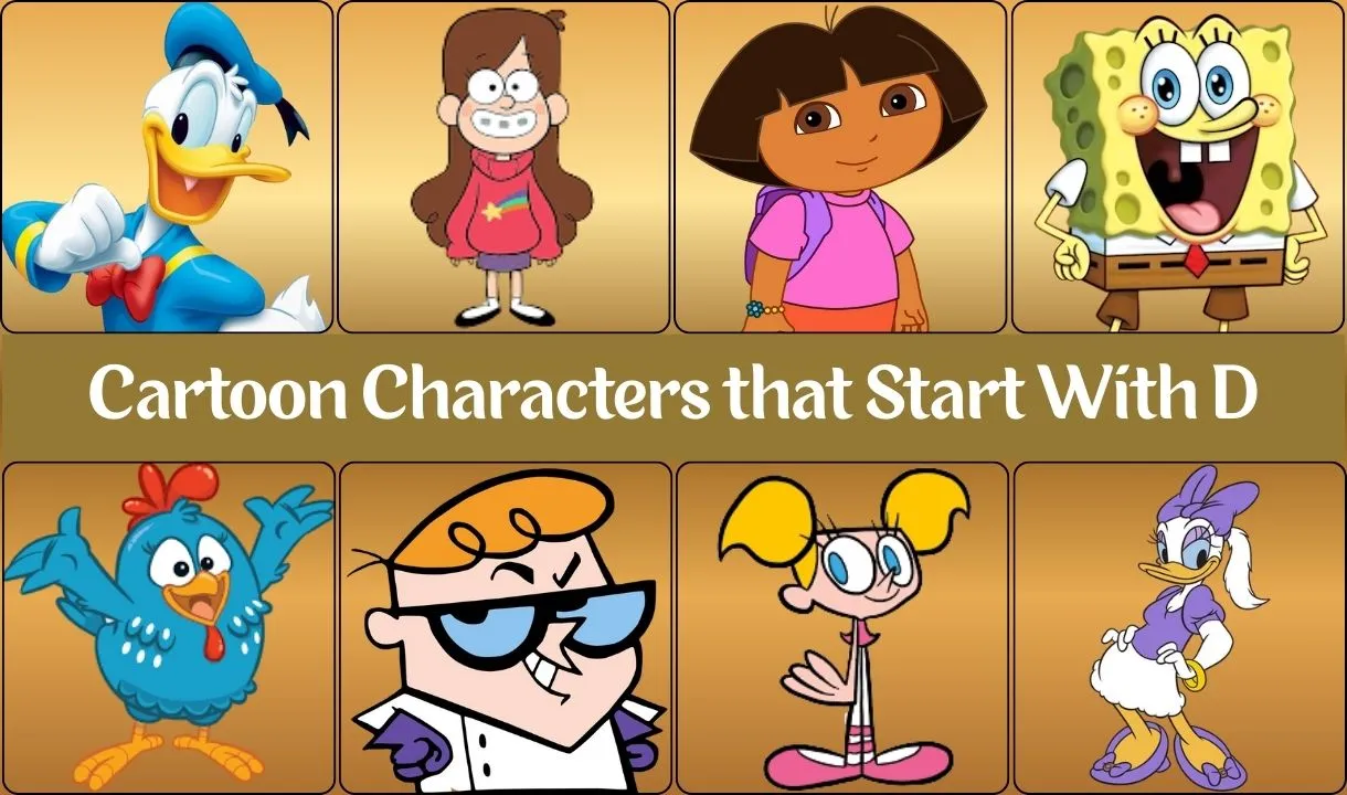 cartoon characters that start with d