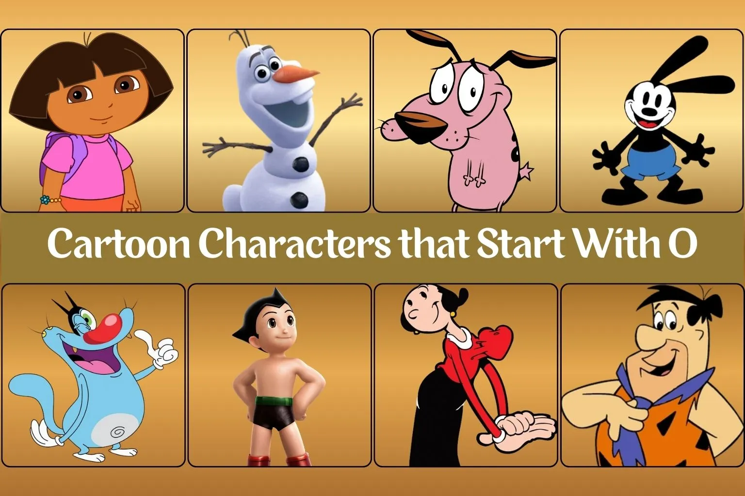 Cartoon Characters That Start With O [Updated List]