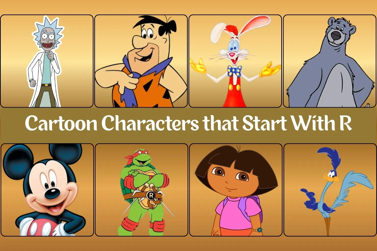 Cartoon Characters That Start With R [Updated List]
