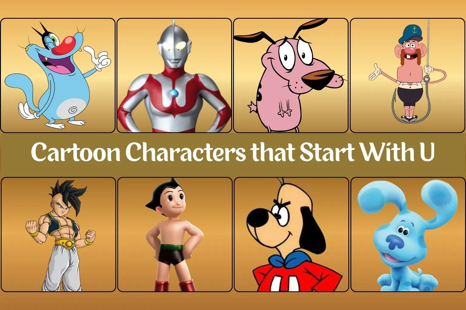 Cartoon Characters That Start With U [Updated List]