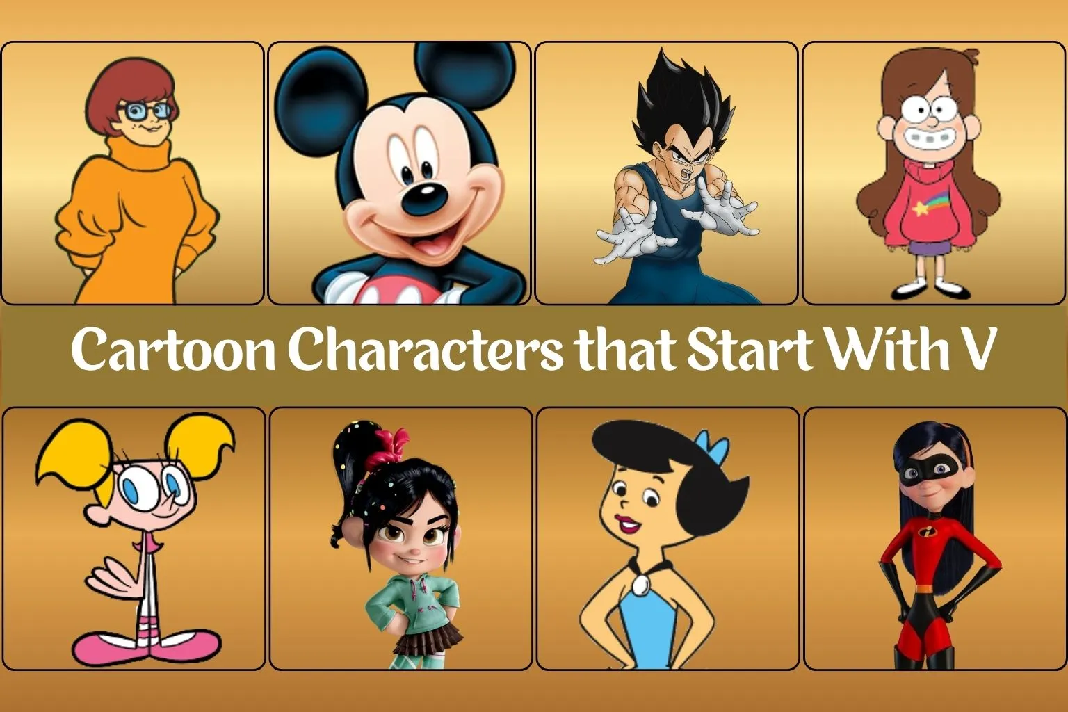 Cartoon Characters That Start With V [Updated List]