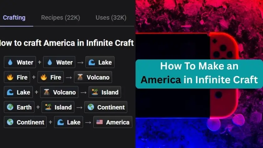 how to make an america in infinite craft