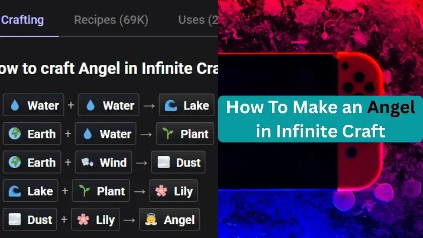 how to make an angel in infinite craft