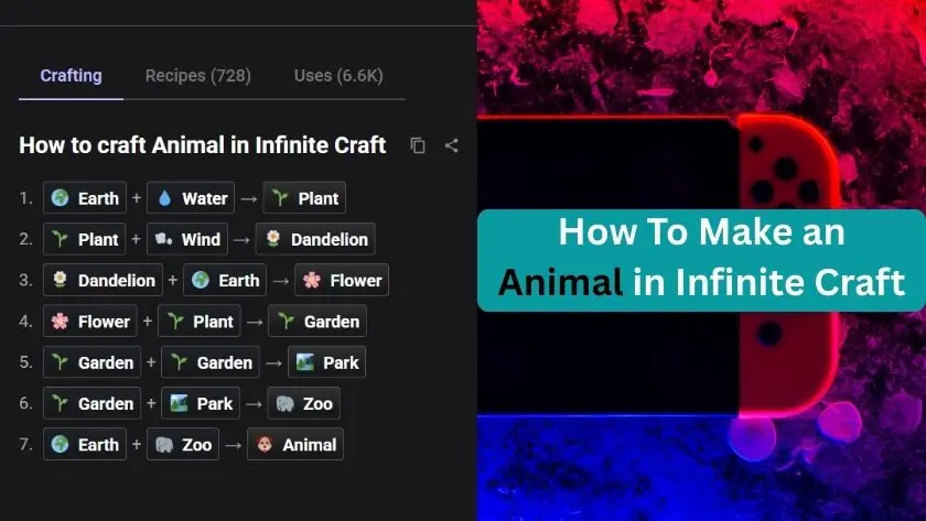 How to Make Animal in Infinite Craft – Start to End Guide