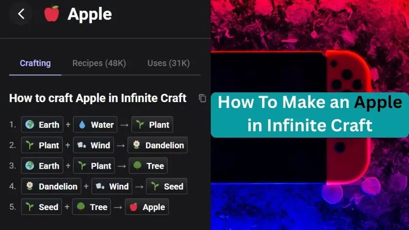 How to Make Apple in Infinite Craft – Start to End Guide