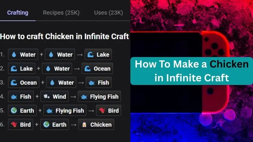 how to make a chicken in infinite craft