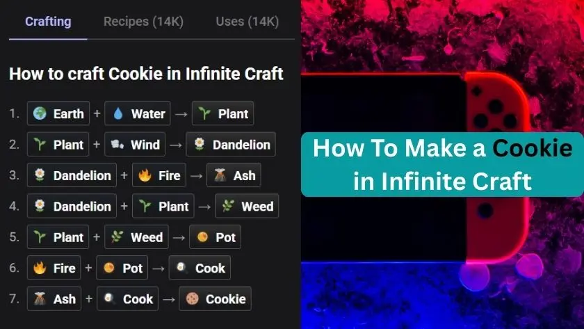 how to make a cookie in infinite craft