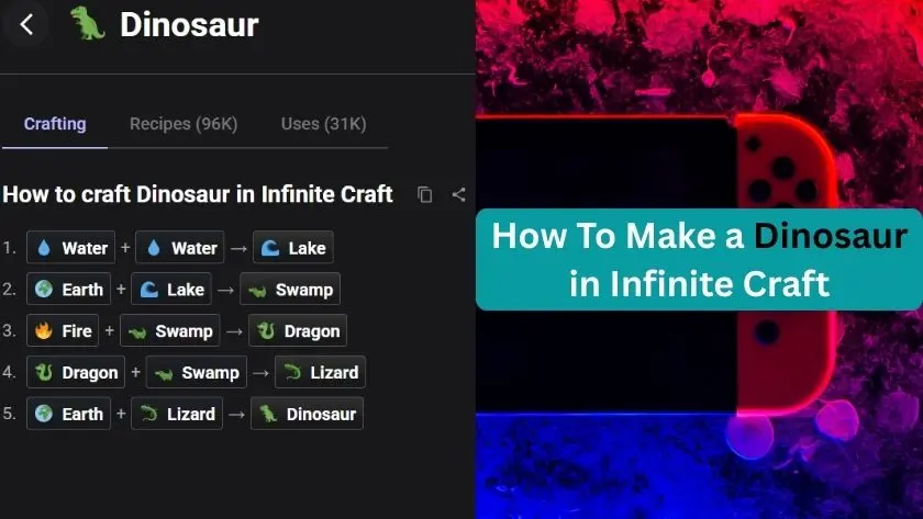How to Make Dinosaur in Infinite Craft – Start to End Guide