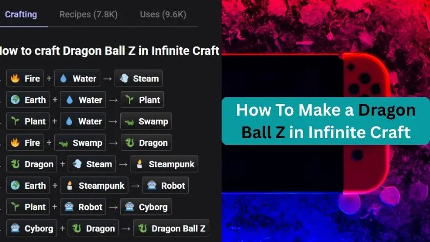 How to Make Dragon Ball Z in Infinite Craft – Start to End Guide