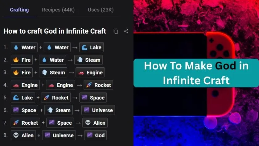 How to Make God in Infinite Craft – Start to End Guide