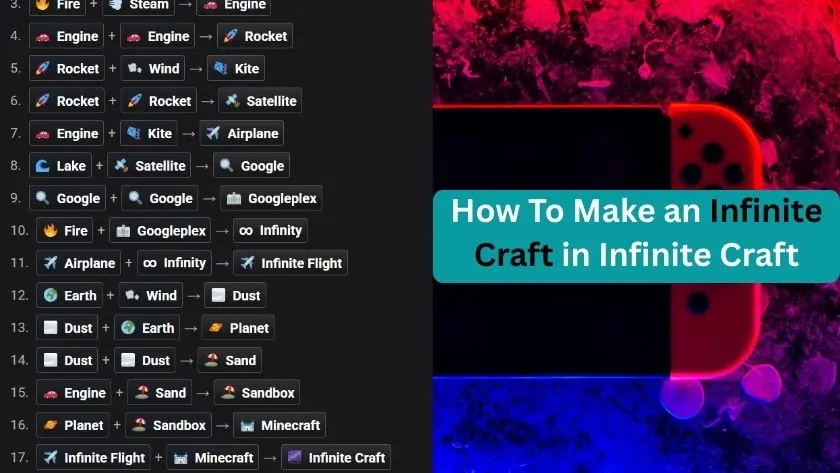 how to make a infinite craft in infinite craft