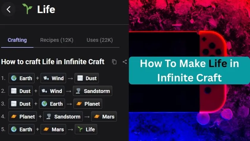 How to Make Life in Infinite Craft – Start to End Guide