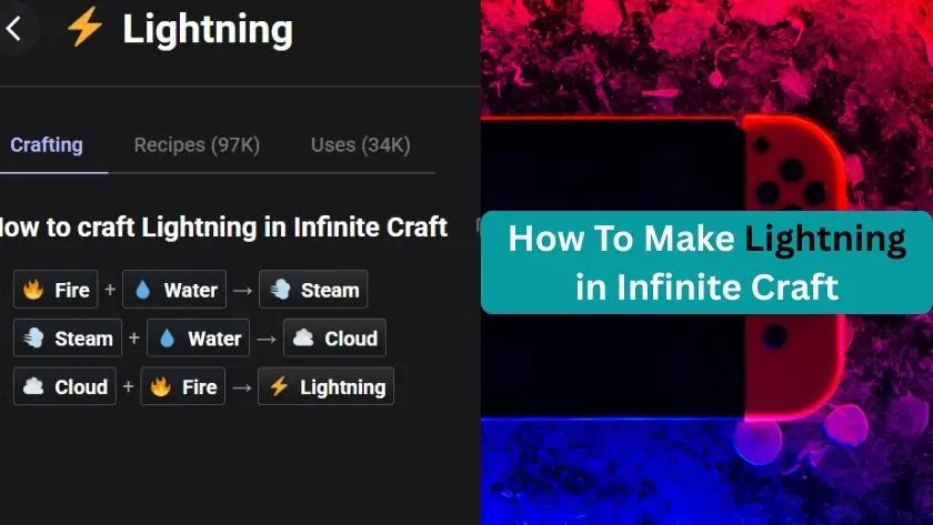 how to make lightning in infinite craft