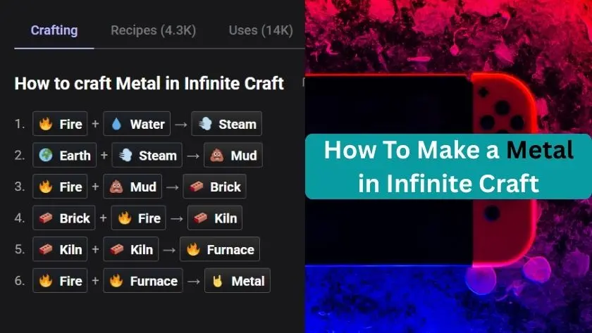 how to make a metal in infinite craft