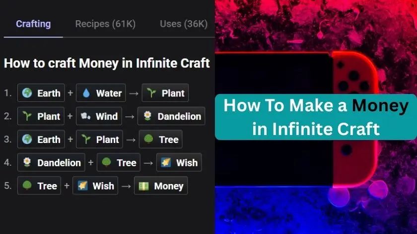 how to make a money in infinite craft