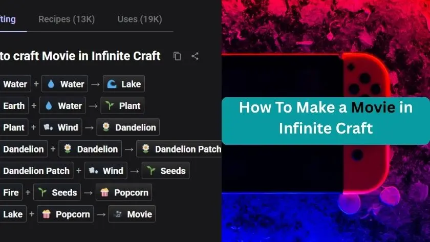 how to make a movie in infinite craft