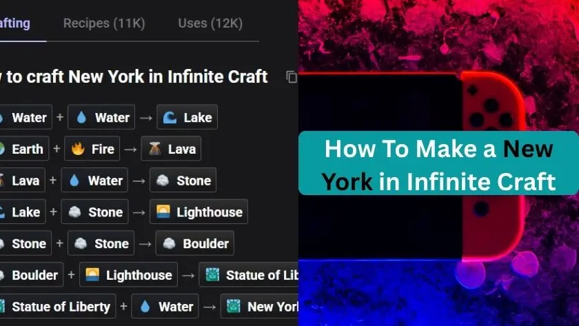 how to make a new york in infinite craft