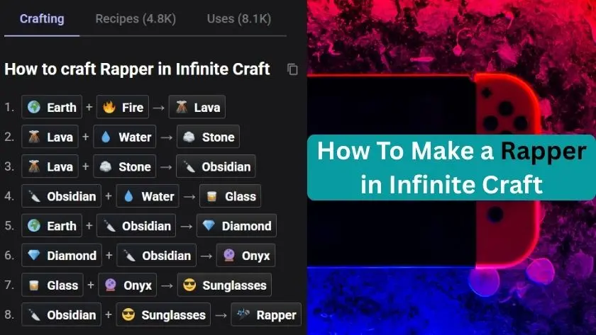 how to make a rapper in infinite craft