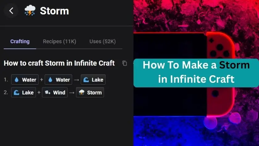 How to Make Storm in Infinite Craft – Start to End Guide