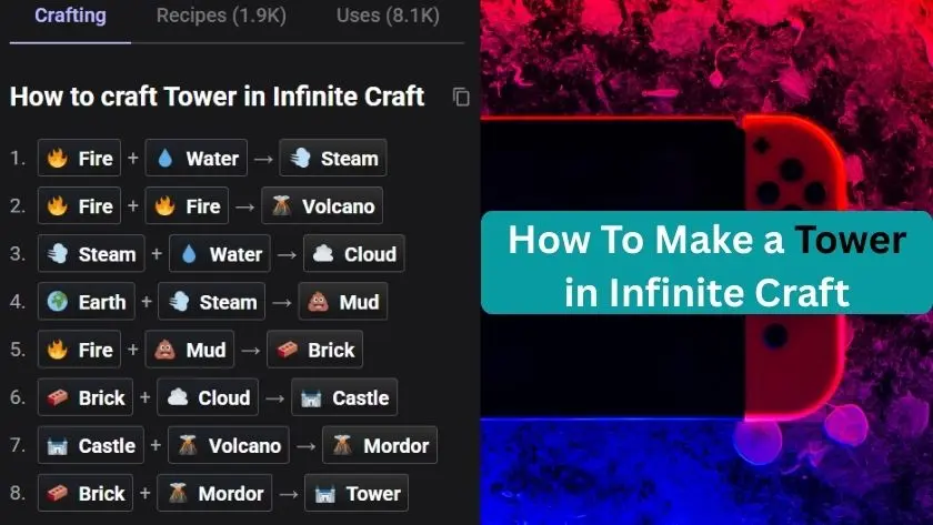 How to Make Tower in Infinite Craft – Start to End Guide