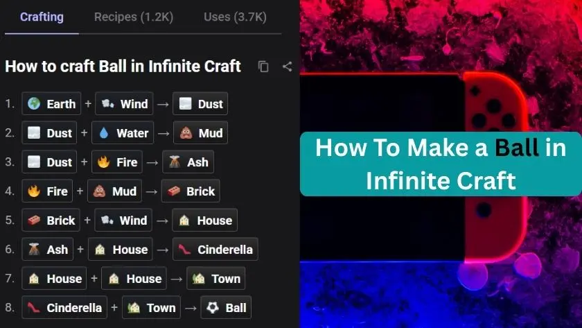 how to make ball in infinite craft