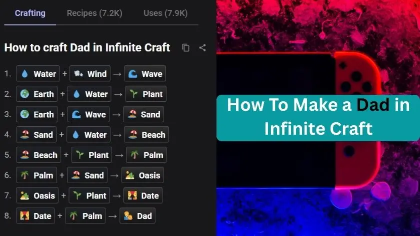how to make dad in infinite craft