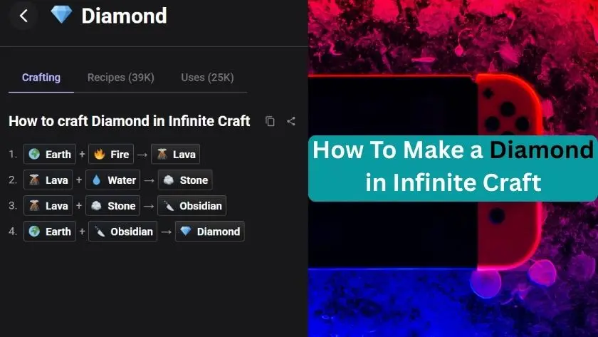 how to make diamond in infinite craft