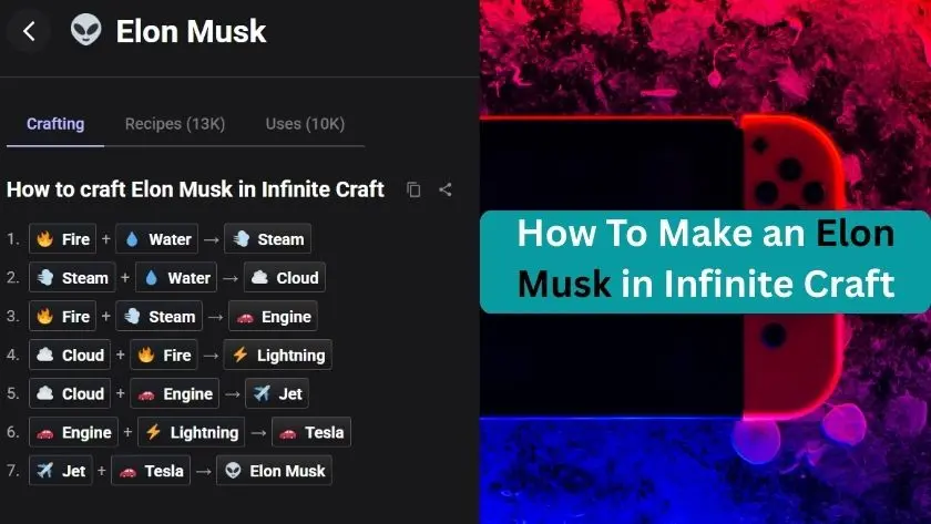 how to make elon musk in infinite craft