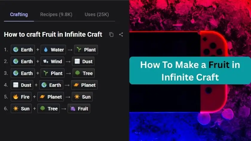 how to make fruit in infinite craft