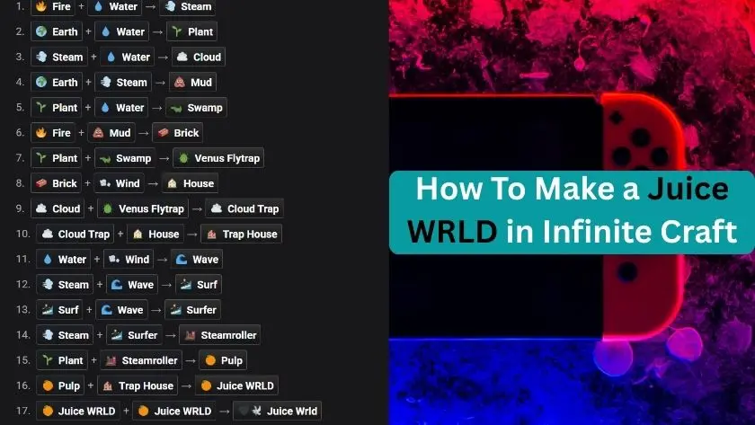 how to make juice wrld in infinite craft