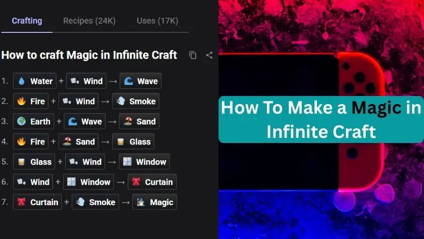 how to make magic in infinite craft