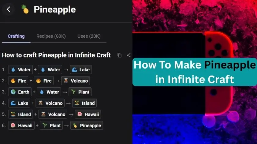 how to make pineapple in infinite craft