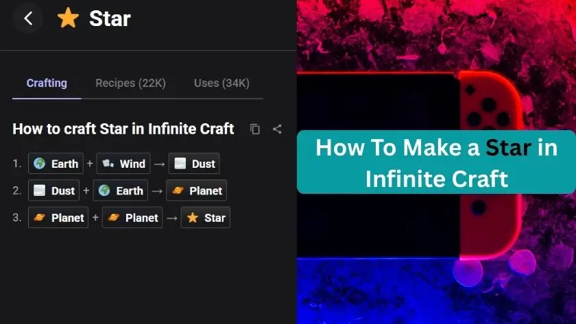 how to make star in infinite craft