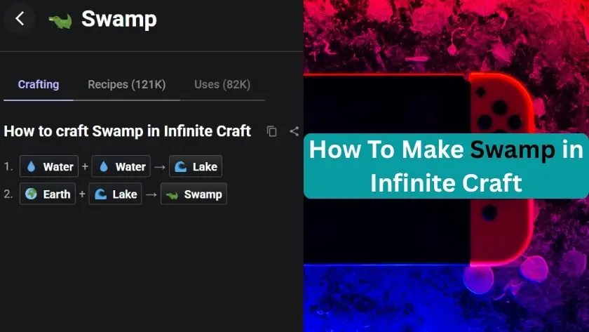 how to make swamp in infinite craft